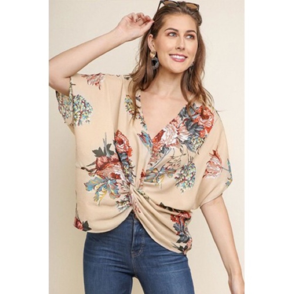 Umgee Floral Top